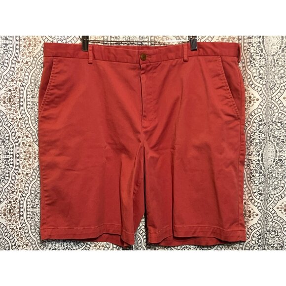 Izod Saltwater Men’s Red Stretch Shorts Size 40 Casual Preppy Coastal Summer - Picture 1 of 9